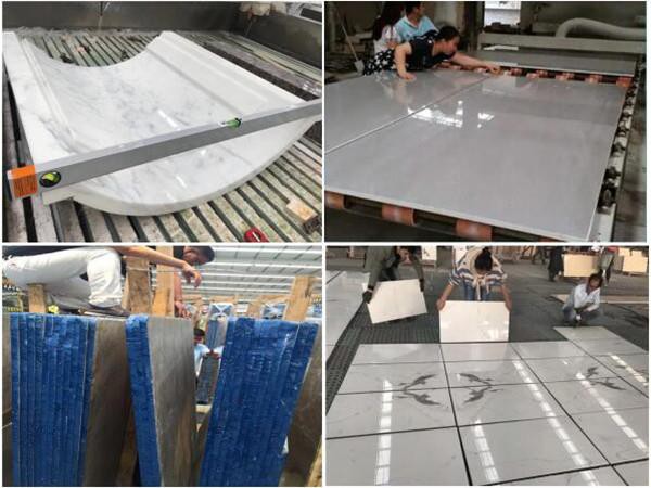moon grey marble inspection