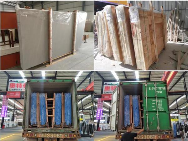 moon grey marble packing loading