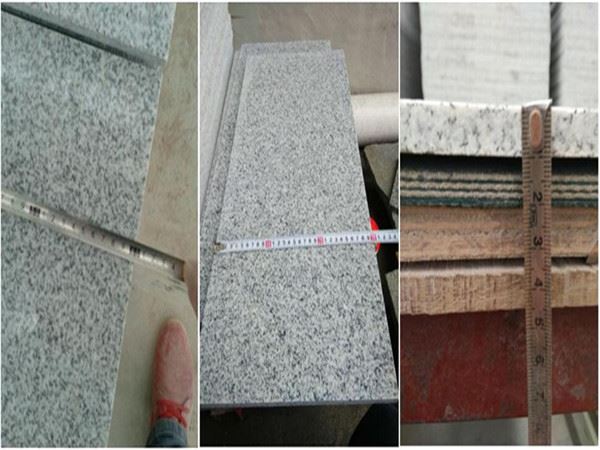 black and gold granite inspection