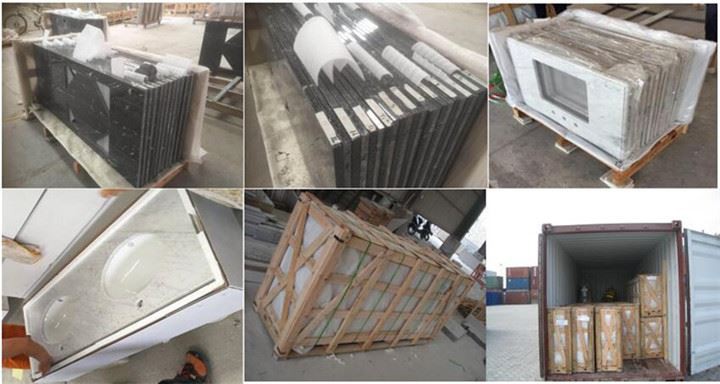 granite countertops packing and loading