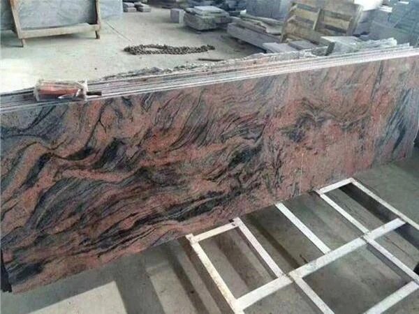 Chinese Mutlicolor Red granite  small slab