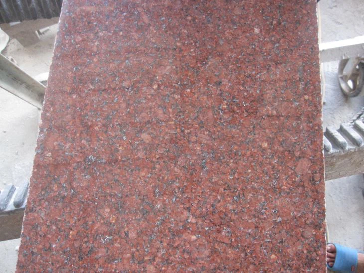 Indian red granite polished