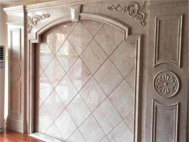 गुलाबी संगमरमर टाइल