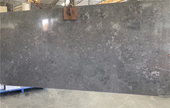 concrete looking quartz countertops polished