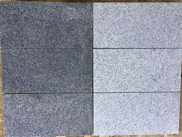 G654 granite tiles for project flamed