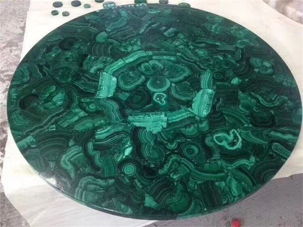 हरे अर्ध कीमती पत्थर स्लैब