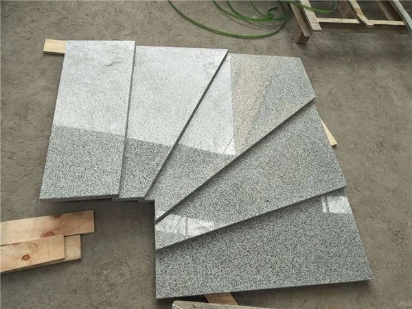 Light grey G603 granite stair steps factory