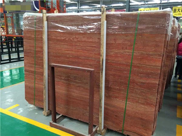 red travertine marble for decoration