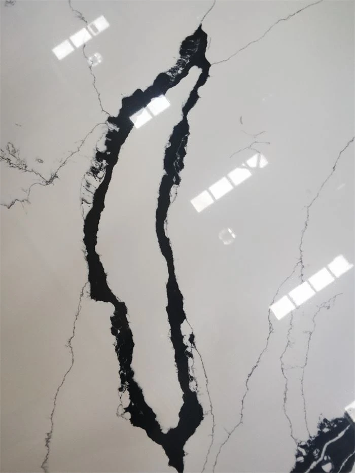 quartz countertops black and white bathroom