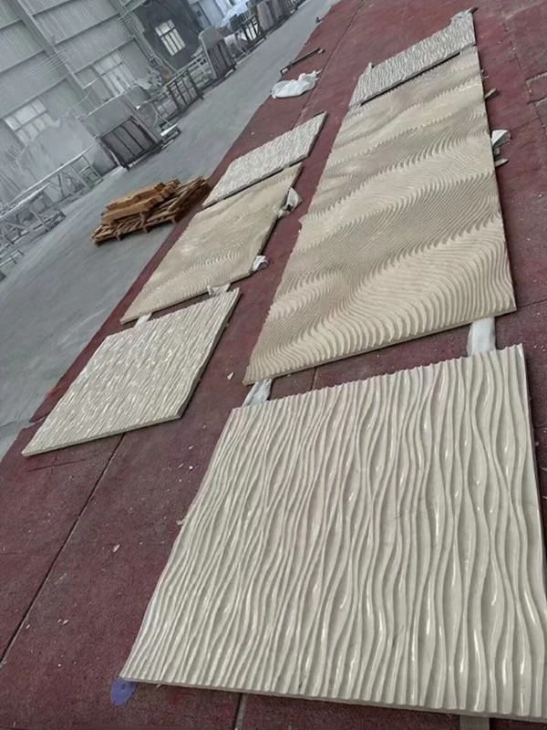 polished marble 3D Water Ripple wall tiles