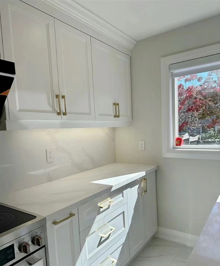 Calacatta Stream Quartz countertop