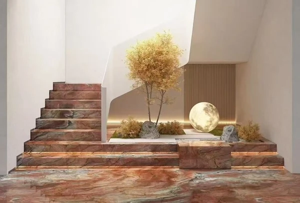 Red Quartzite stairs